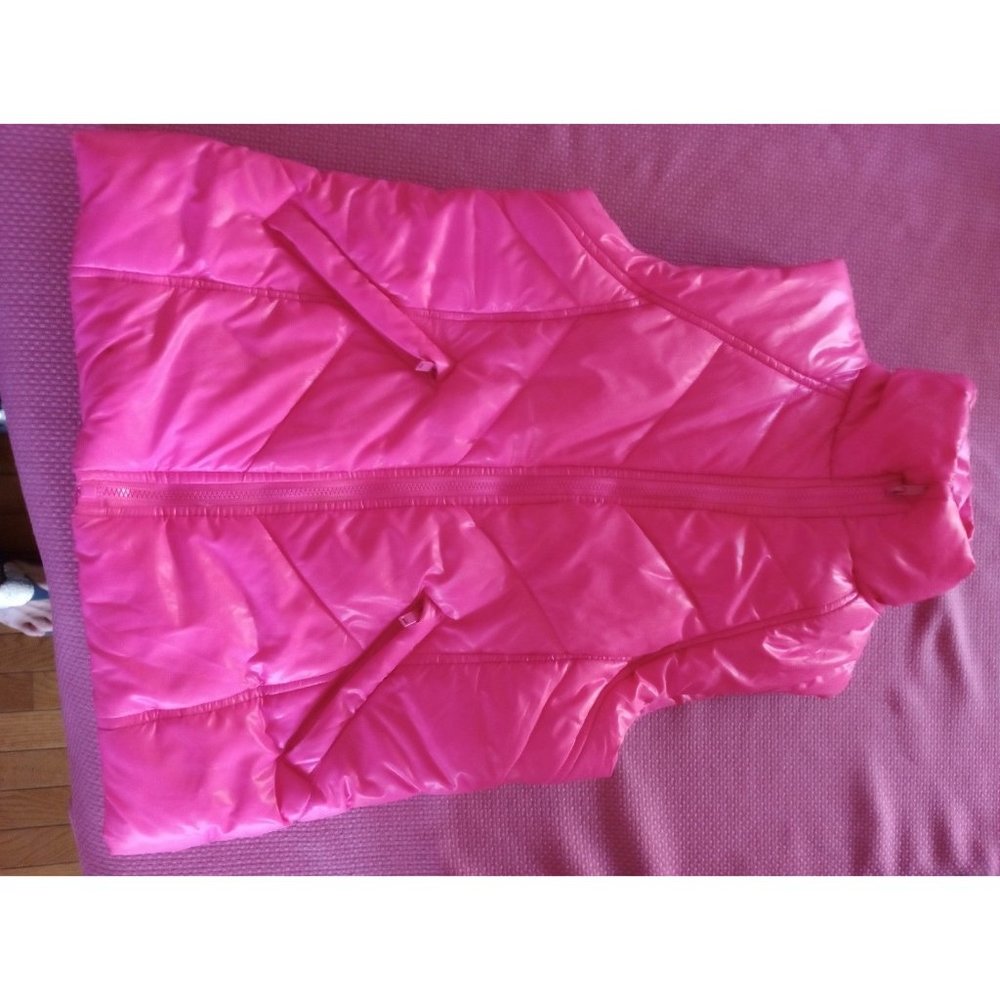Pink Puff tractr Vest Child sz L